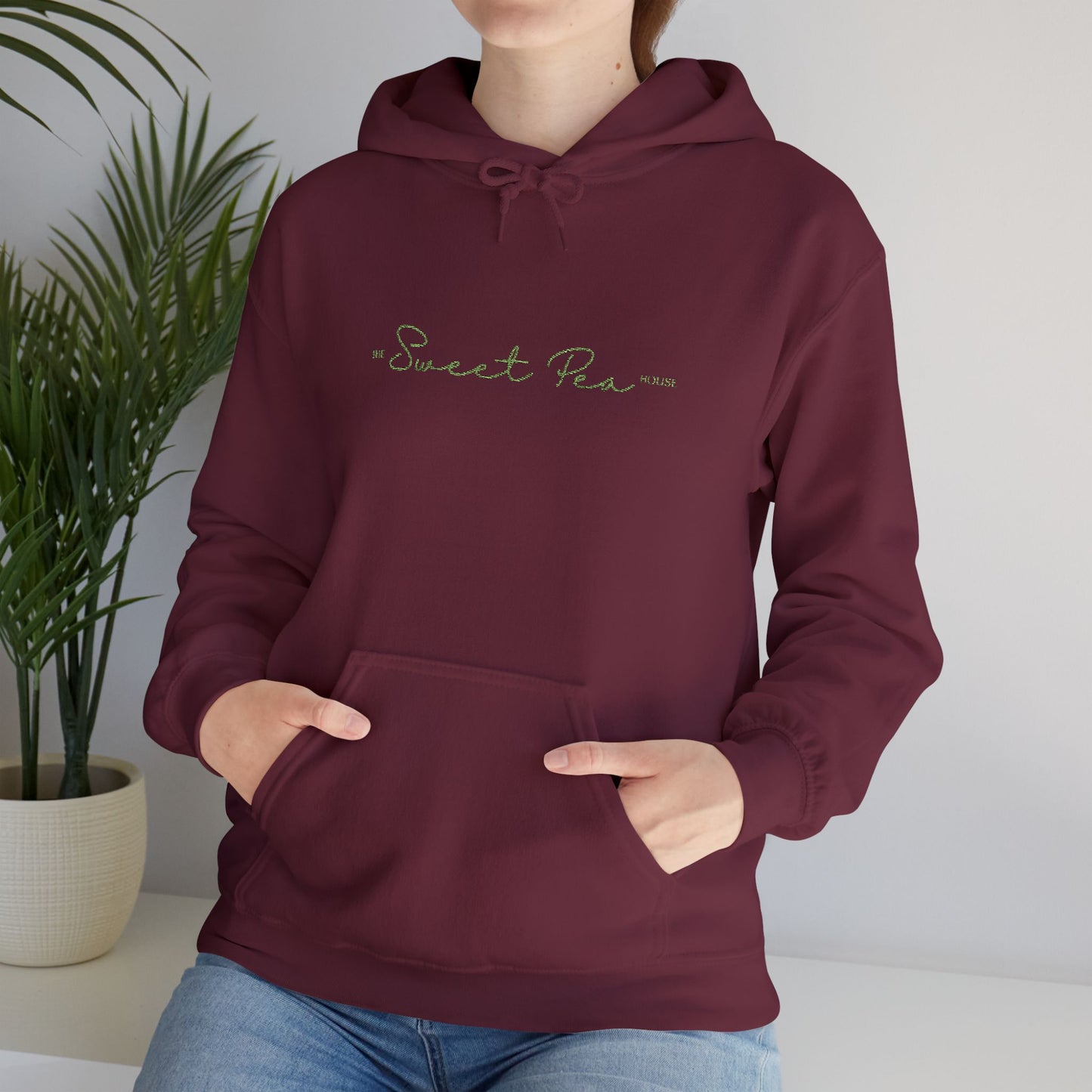 "The Sweet Pea House" Hoodie Green