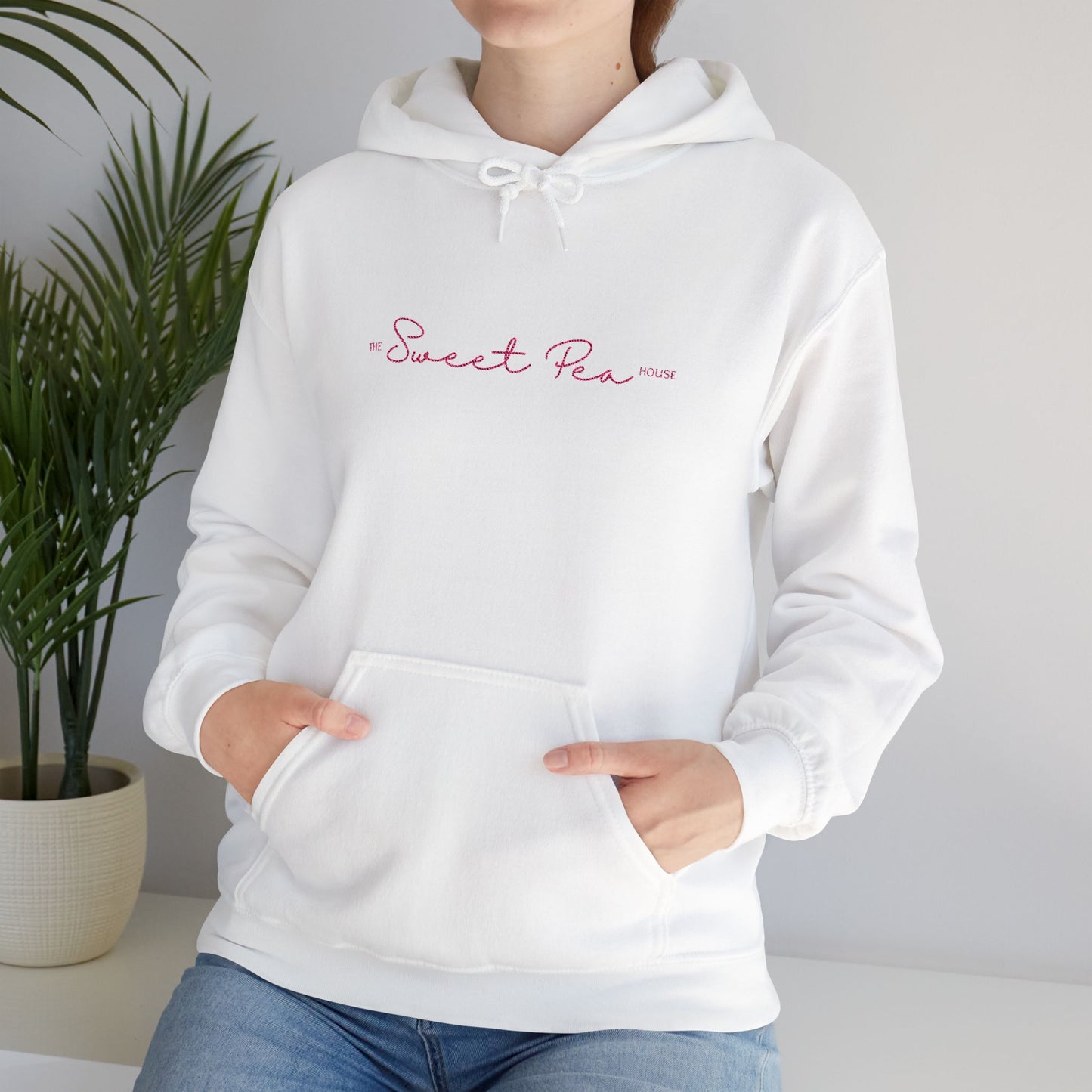 "The Sweet Pea House" Hoodie Pink